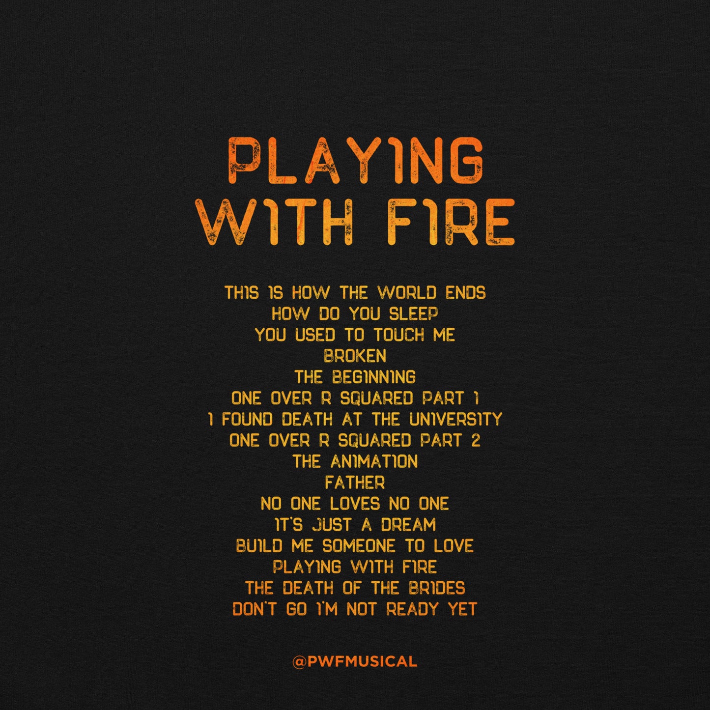 Playing With Fire Album Hoodie